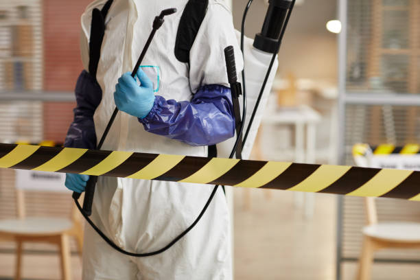 Professional Blood Cleanup technician working in Advance, IN